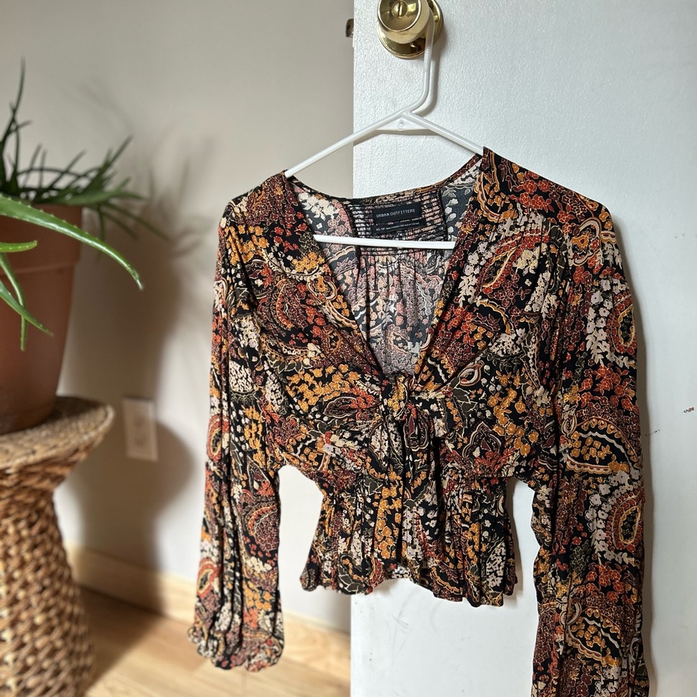 Urban Outfitters Paisley Floral Top